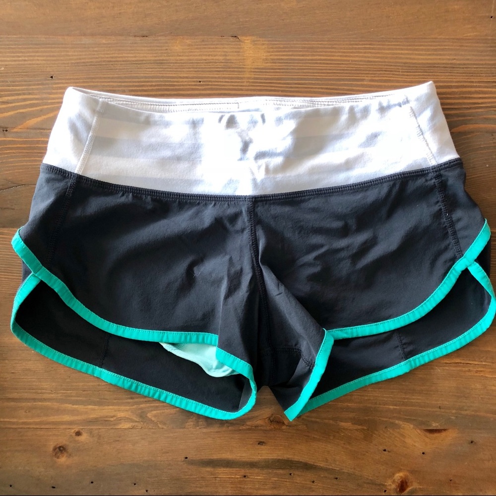 Lululemon Speed Short with Teal Trim